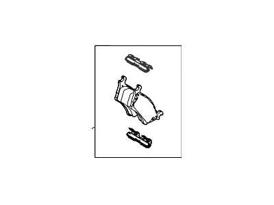 Ford CL3Z-2200-C Pad - Brake