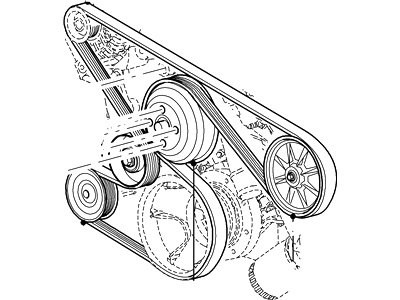 Ford XL3Z-3A733-AC Pulley - Power Steering