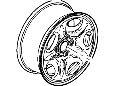 Mercury 3F2Z-1007-AA Wheel Assy