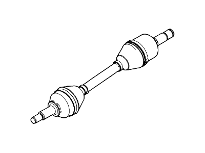 Lincoln AA5Z-3B437-A Shaft - Front Axle