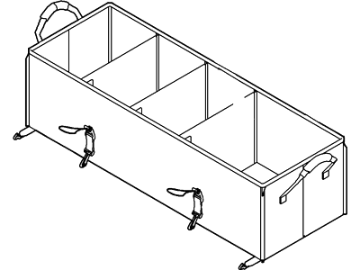 Ford AE5Z-78115A00-A Compartment Assy - Rear Stowage