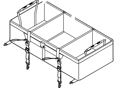 Ford AE5Z-78115A00-B Compartment Assy - Rear Stowage