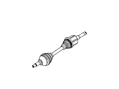 Lincoln CA8Z-3B437-A Shaft - Front Axle