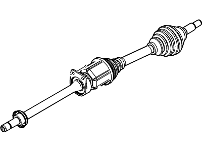 Lincoln CA8Z-3B436-E Shaft - Front Axle