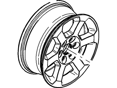 Ford 5L3Z-1007-D Wheel Assembly