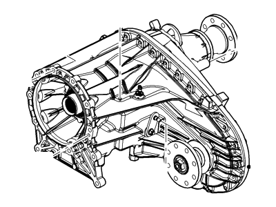 Ford BC3Z-7A195-GE Transfer Case Assembly