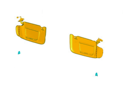 Lincoln FS7Z-5404104-FC Visor Assy - Sun