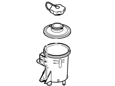 Ford F65Z-3A697-AA Reservoir Assembly