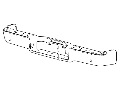 Ford 4L3Z-17906-ABCP Bumper Assy - Rear