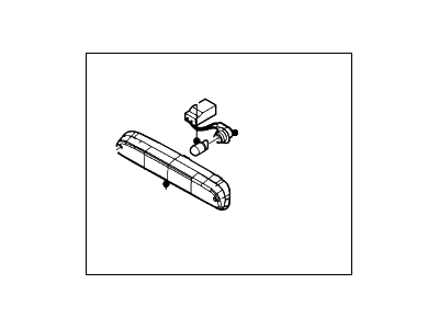 Ford YC3Z-13A613-BA Lamp Assy - Rear - High Mounted