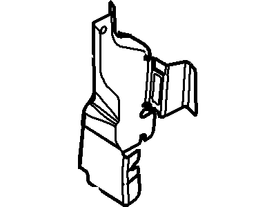 Ford 8A8Z-7441054-A Extension - Floor Side Reinforcemnt, Passenger Side