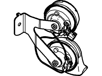 Mercury 6E5Z-13832-A Horn Assy