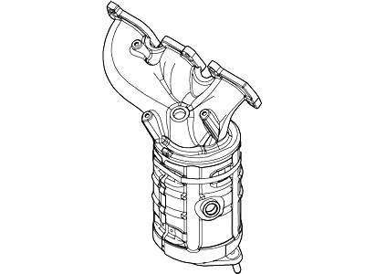 Ford BT4Z-5G232-B Exhaust Manifold And Catalyst Assy