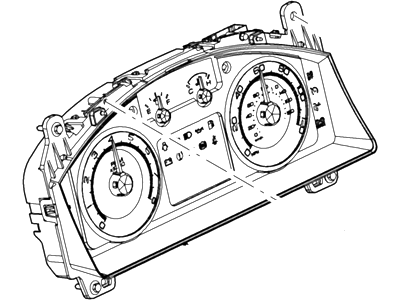 Mercury 8E6Z-10849-JB Instrument Cluster