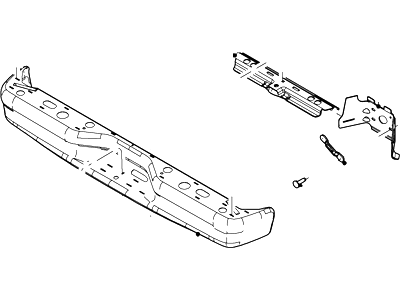 Ford F4UZ-17906-C Bumper Assy - Rear