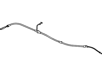 Mercury 6L8Z-2A635-G Cable Assy - Parking Brake