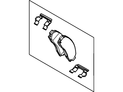 Ford 3L5Z-2001-AA Kit - Brake Shoe