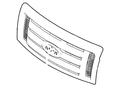 Ford 9L3Z-8200-DCP Grille Assy - Radiator