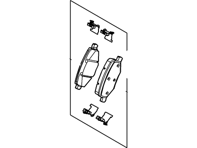 Ford DG1Z-2200-C Pad - Brake