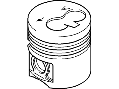 Ford 3S7Z-6108-A Piston And Pin Assy