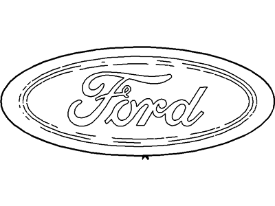 Ford BE8Z-1542528-A Name Plate