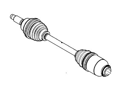 Mercury 6E5Z-3A428-GA Shaft - Front Axle