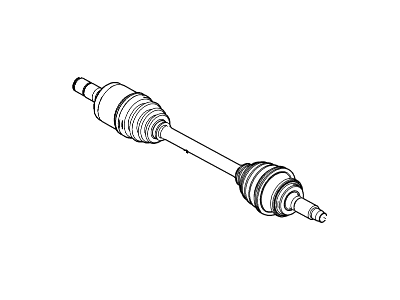 Ford 6E5Z-3A427-EA Shaft - Front Axle