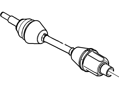 Ford 3F2Z-3B437-AA Shaft - Front Axle