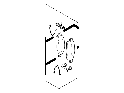 Lincoln 4U2Z-2V001-DA Pad