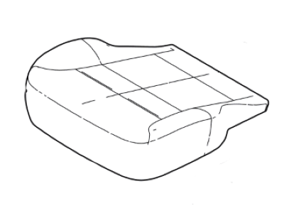 Ford 8A1Z-78632A23-A Seat Cushion Pad