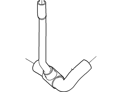 Mercury 3W1Z-8286-CB Hose - Radiator