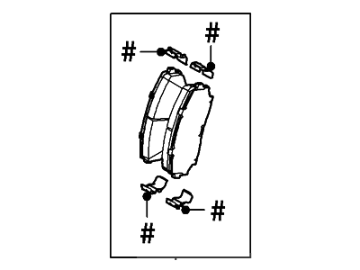 Ford 7T4Z-2001-A Kit - Brake Lining