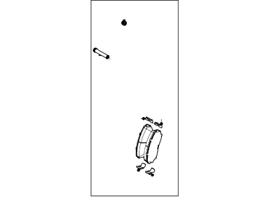 Lincoln 7U2Z-2321-B Kit - Brake Pad Attachment