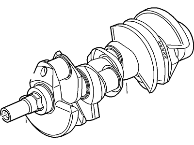 Ford F7UZ-6303-BA Crankshaft Assy