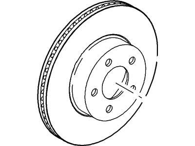 Ford 2U2Z-1V125-FA Rotor Assy