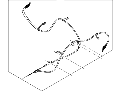 Ford 6C3Z-2A635-A Cable Assy - Parking Brake