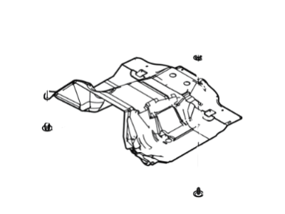 Ford DC3Z-2511172-A Insulator - Floor