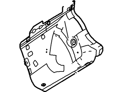 Ford 8G1Z-16054-A Apron Assy - Front Fender