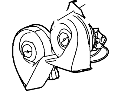 Ford 4L5Z-13832-AA Horn Assembly Ford 4L5Z-13832-AA Horn Assembly
