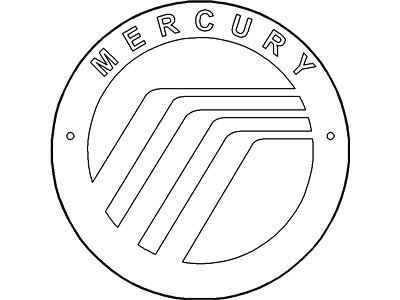 Mercury 2L9Z-7842528-AA Name Plate