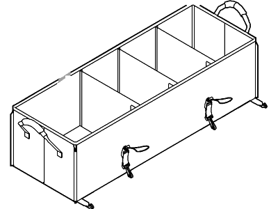 Ford AE5Z-78115A00-A Compartment Assy - Rear Stowage