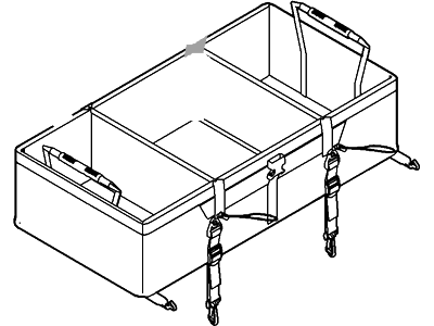 Ford AE5Z-78115A00-B Compartment Assy - Rear Stowage