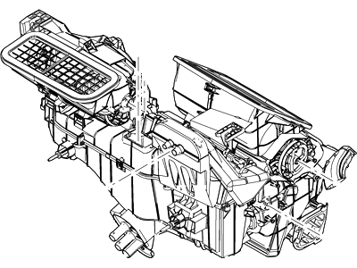 Ford AS4Z-19B555-B Evaporator And Housing Assy