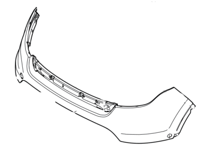 Ford BB5Z-17D957-ACP Bumper Assy - Front