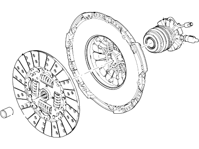 Ford F75Z-7L596-KA Kit - Clutch Repair