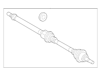 Ford CV6Z-3B436-F Shaft - Front Axle