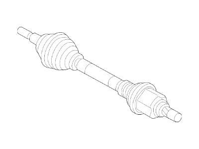 Ford CV6Z-3B437-C Shaft - Front Axle