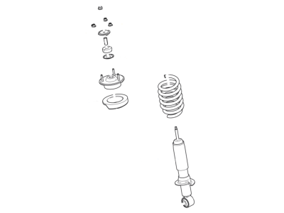 Lincoln GU2Z-18A092-AM Strut - Loaded Assembly