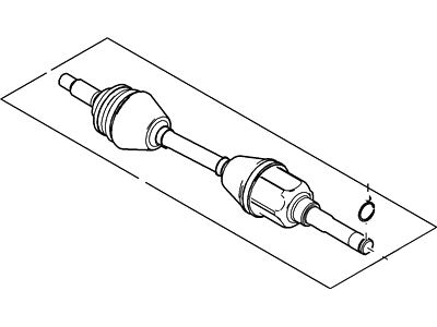 Ford 5L8Z-3A428-DA Shaft - Front Axle