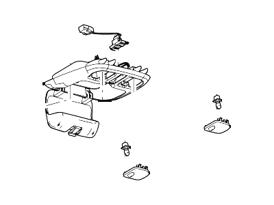 Ford 9L8Z-78519A70-DA Console Assy - Overhead